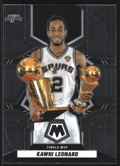 2021-22 Panini Mosaic #300 Kawhi Leonard MVP (10-RR13-NBASPURS)