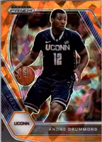 2021-22 Panini Prizm Draft Picks Prizms Orange Ice #92 Andre Drummond (15-SS9-NBAOTHERS)