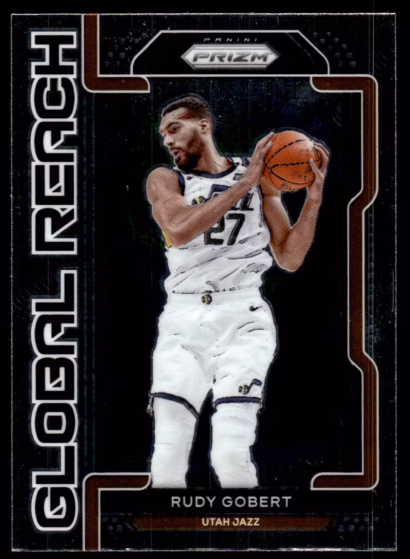 2021-22 Panini Prizm Global Reach #9 Rudy Gobert (10-SS7-NBAJAZZ)