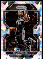2021-22 Panini Prizm Prizms Ice #130 Devin Vassell (20-OO14-NBASPURS)