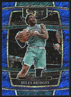 2021-22 Select Prizms Blue Shimmer #42 Miles Bridges (15-SS7-NBAHORNETS)