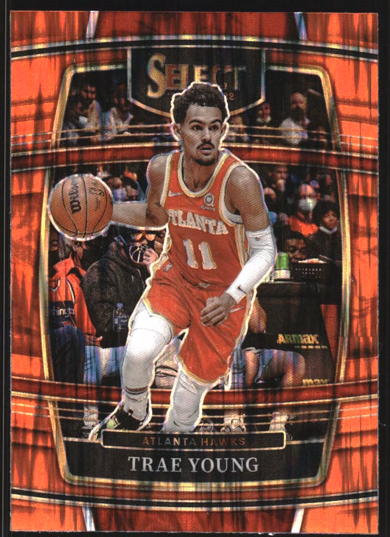 2021-22 Select Prizms Orange Flash #26 Trae Young (30-SS9-NBAHAWKS)