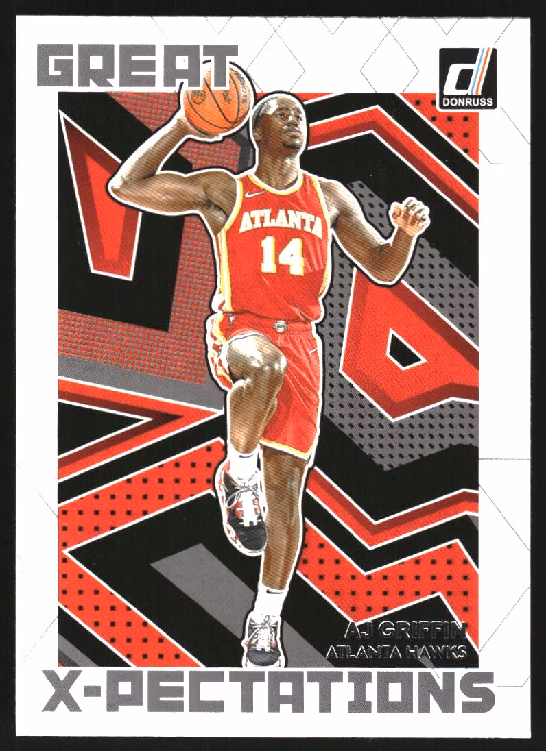 2022-23 Donruss Great X-Pectations #14 AJ Griffin (10-RR13-NBAHAWKS)