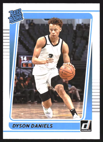 2022-23 Panini Chronicles Draft Picks Donruss Rated Rookies #7 Dyson Daniels (20-RR11-NBAOTHERS)