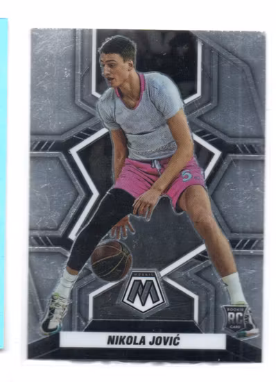 2022-23 Panini Chronicles Draft Picks Mosaic #18 Nikola Jovic (10-RR11-NBAOTHERS)