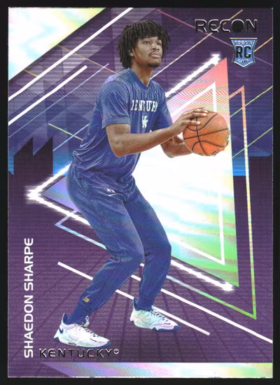 2022-23 Panini Chronicles Draft Picks Recon #16 Shaedon Sharpe (20-RR13-NBAOTHERS)