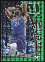 2022-23 Panini Mosaic Elevate Mosaic Green #12 Joel Embiid (25-SS8-NBA76ERS)