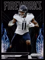 2021 Panini Prizm Fireworks #8 A.J. Brown (15-SS3-NFLTITANS)
