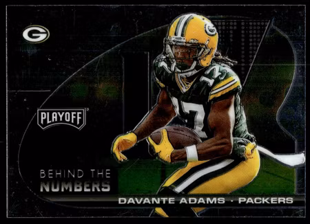 2021 Playoff Behind the Numbers #21 Davante Adams (15-SS3-NFLPACKERS)