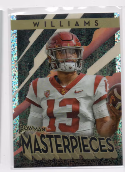 2022 Bowman's Best University Bowman Masterpieces Shimmer Refractors #BM4 Caleb Williams (100-SS13-NFLOTHERS)