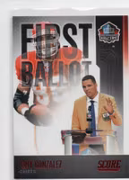 2022 Score First Ballot Red #7 Tony Gonzalez (20-QQ7-NFLCHIEFS)