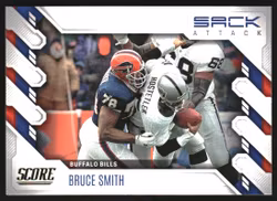2022 Score Sack Attack Gold #12 Bruce Smith (15-QQ4-NFLBILLS)