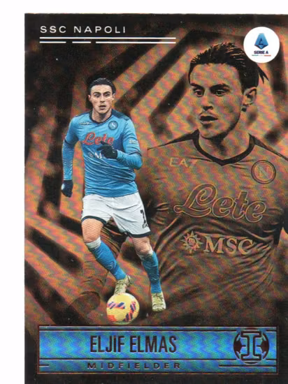 2021-22 Panini Chronicles Serie A #190 Eljif Elmas Illusions (10-RR4-NAPOLI)
