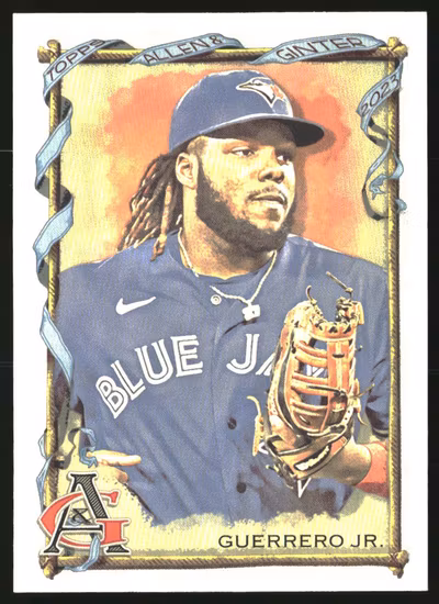 2023 Topps Allen and Ginter #33 Vladimir Guerrero Jr. (10-OO11-MLBBLUEJAYS)