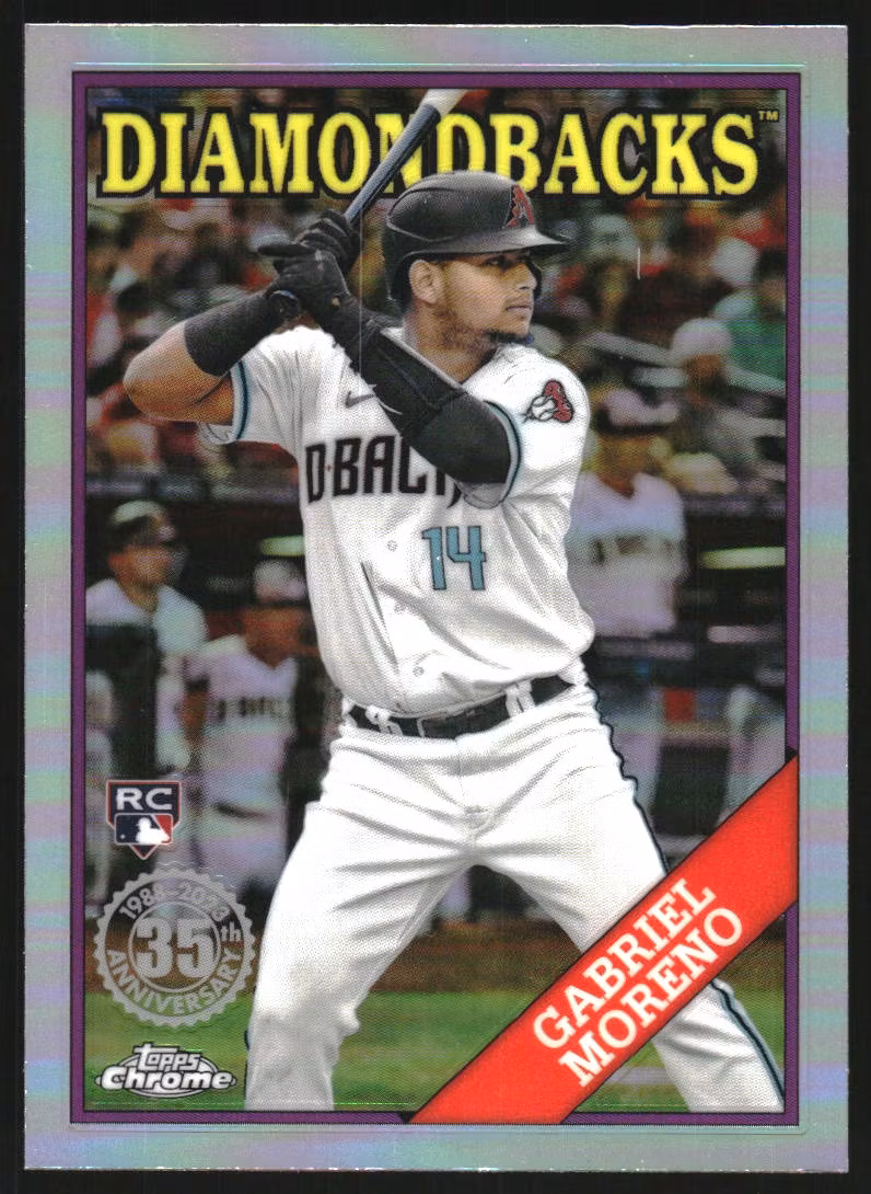 2023 Topps Chrome '88 Topps #88BC11 Gabriel Moreno (12-OO9-MLBDIAMONDBACKS)