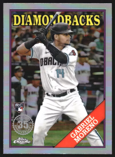 2023 Topps Chrome '88 Topps #88BC11 Gabriel Moreno (12-OO9-MLBDIAMONDBACKS)