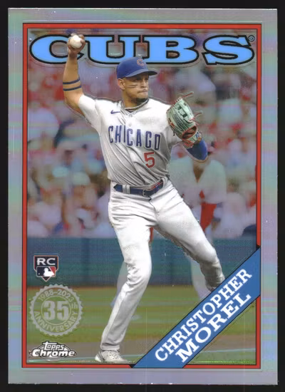 2023 Topps Chrome '88 Topps #88BC20 Christopher Morel (15-OO9-MLBCUBS)