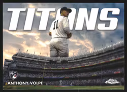 2023 Topps Chrome Titans #CT19 Anthony Volpe (20-OO14-MLBYANKEES)