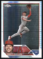 2023 Topps Chrome Update Prism Refractors #USC84 Brett Phillips (10-OO14-MLBANGELS)