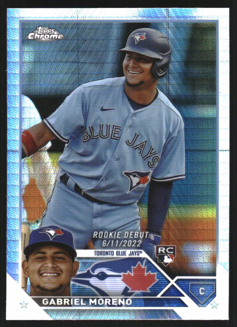 2023 Topps Chrome Update Prism Refractors #USC168 Gabriel Moreno (15-OO14-MLBBLUEJAYS)