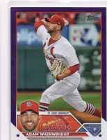 2023 Topps Meijer Purple #39 Adam Wainwright (15-SS14-MLBCARDINALS)