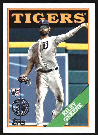 2023 Topps Update '88 Topps Baseball #88US24 Riley Greene (20-OO11-MLBTIGERS)