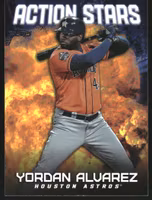 2023 Topps Update Action Stars #AS9 Yordan Alvarez (15-SS7-MLBASTROS)