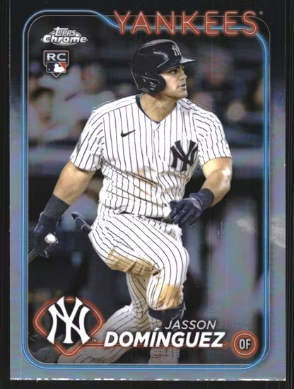 2024 Topps Chrome Refractors #89 Jasson Dominguez (50-SS2-MLBYANKEES)