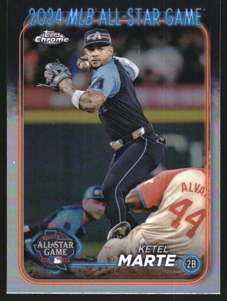 2024 Topps Chrome Update '24 All-Star Game #ASGC12 Ketel Marte (12-OO9-MLBDIAMONDBACKS)