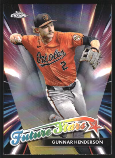 2024 Topps Chrome Update Future Stars #FSU2 Gunnar Henderson (20-OO9-MLBORIOLES)