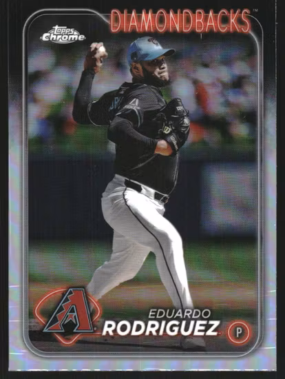 2024 Topps Chrome Update Refractors #USC113 Eduardo Rodriguez (10-OO9-MLBDIAMONDBACKS)