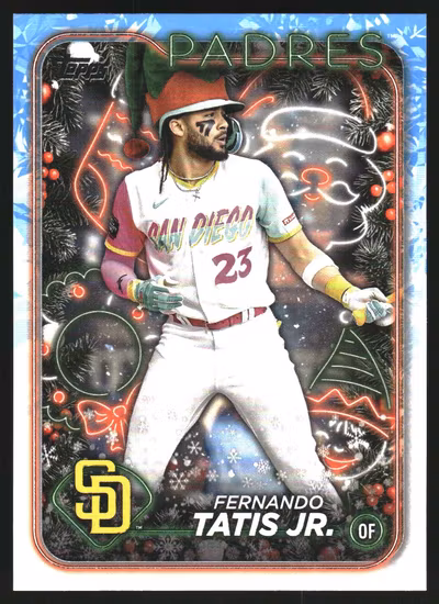 2024 Topps Holiday Photo Variations #H44 Fernando Tatis Jr. (25-OO11-MLBPADRES)