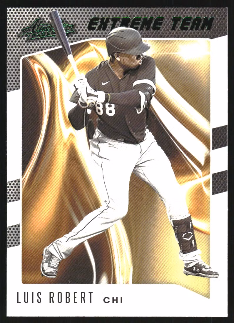 2021 Absolute Extreme Team Green #3 Luis Robert (15-SS7-MLBWHITESOX)