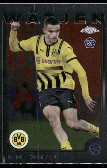 2024-25 Topps Chrome UEFA Club Competitions #118 Kjell Watjen (15-RR5-DORTMUND)