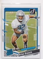 2023 Donruss #328 Brian Branch RR RC (10-RR10-NFLLIONS)