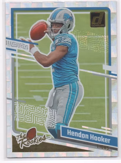 2023 Donruss The Rookies #20 Hendon Hooker (15-RR10-NFLLIONS)