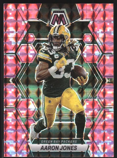 2023 Panini Mosaic Mosaic Camo Pink #85 Aaron Jones (15-OO11-NFLPACKERS)