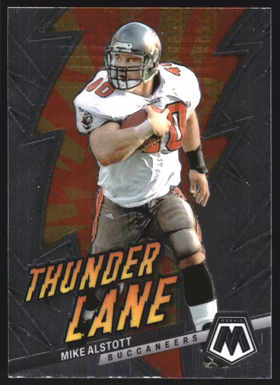 2023 Panini Mosaic Thunder Lane #22 Mike Alstott (15-SS7-NFLBUCCANEERS)