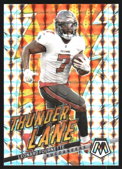2023 Panini Mosaic Thunder Lane Mosaic #8 Leonard Fournette (15-OO9-NFLBUCCANEERS)