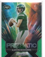 2023 Panini Prizm Prizmatic Prizms Green Wave #8 Aaron Rodgers (50-LL14-NFLJETS)