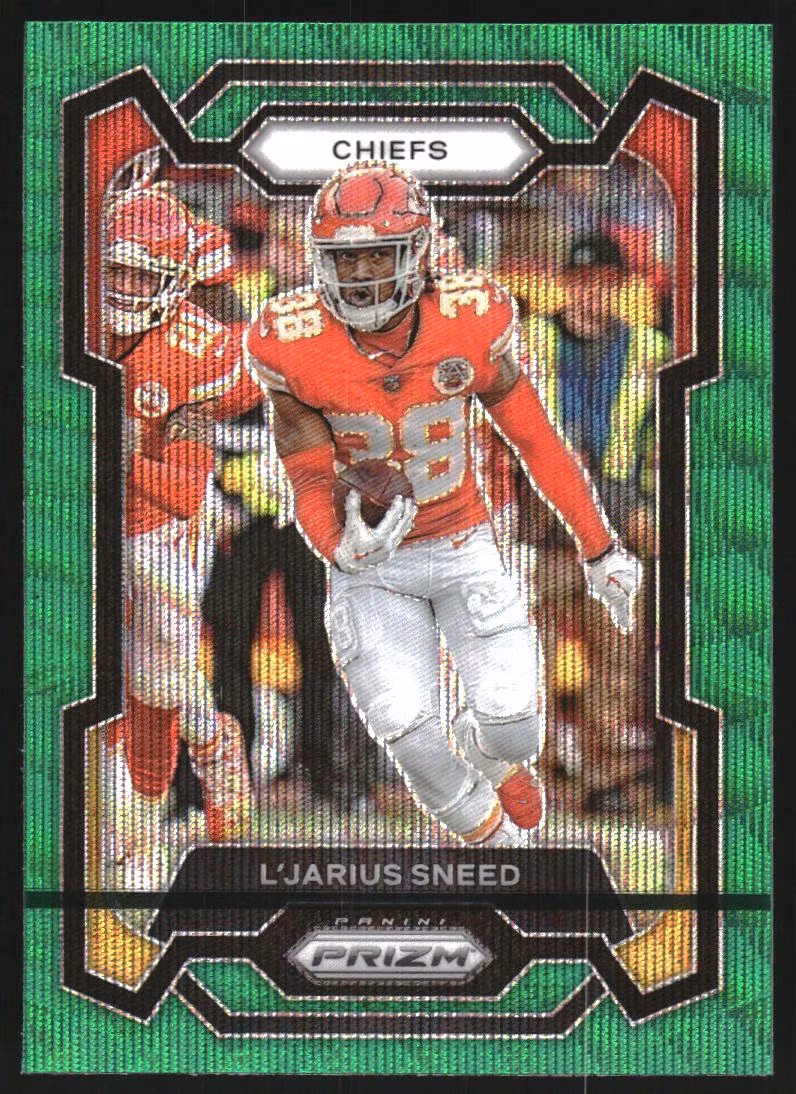2023 Panini Prizm Prizms Green Wave #146 L'Jarius Sneed (20-LL7-NFLCHIEFS)
