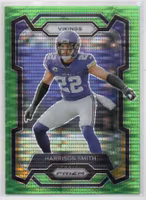 2023 Panini Prizm Prizms Neon Green Pulsar #192 Harrison Smith (15-RR10-NFLVIKINGS)