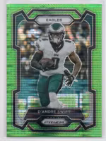 2023 Panini Prizm Prizms Neon Green Pulsar #237 D'Andre Swift (20-RR10-NFLEAGLES)