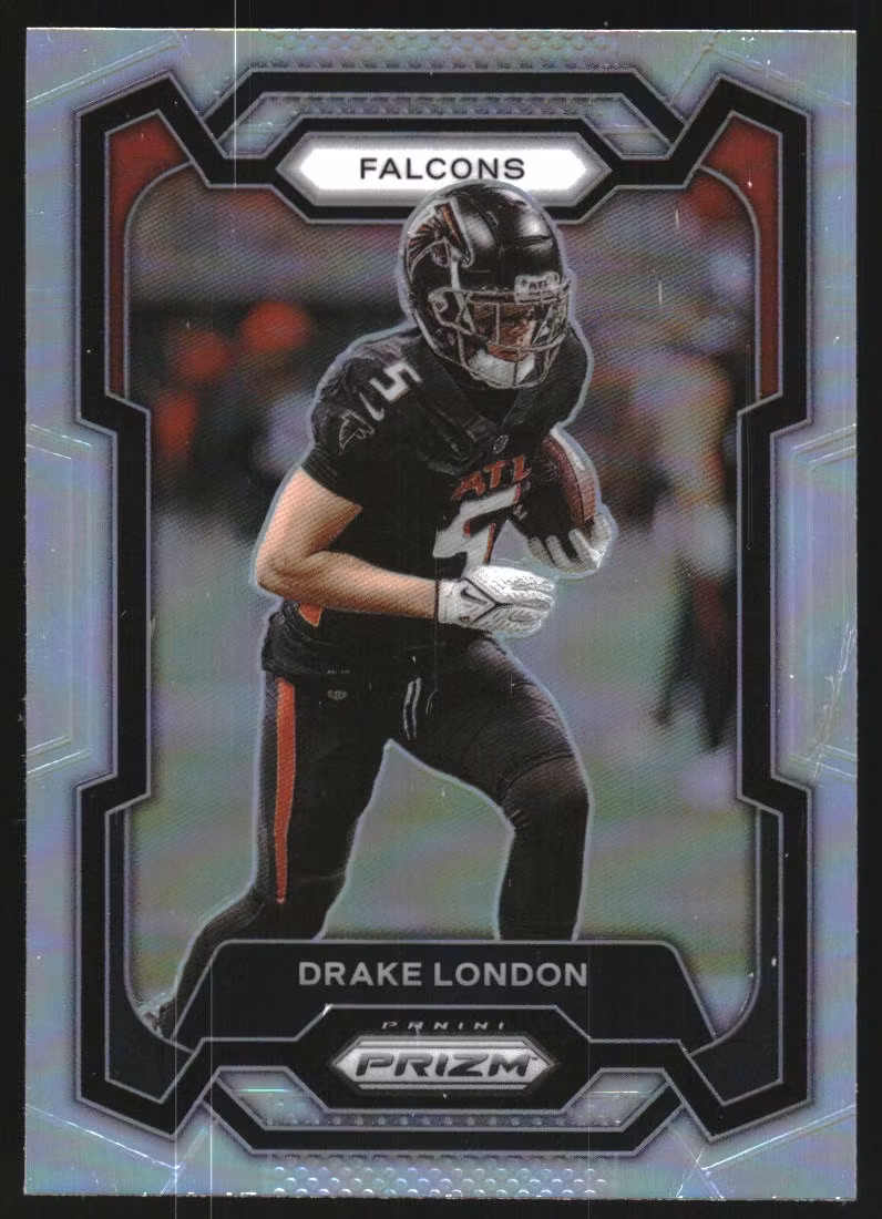 2023 Panini Prizm Prizms Silver #10 Drake London (25-OO8-NFLFALCONS)
