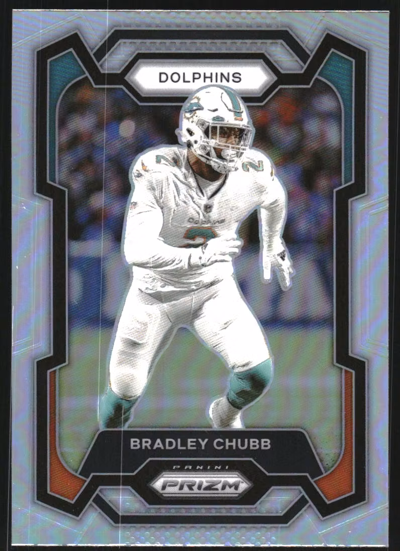 2023 Panini Prizm Prizms Silver #186 Bradley Chubb (20-OO8-NFLDOLPHINS)