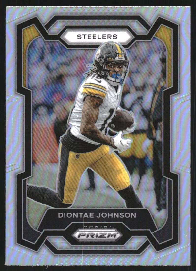 2023 Panini Prizm Prizms Silver #247 Diontae Johnson (20-OO8-NFLSTEELERS)