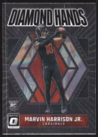 2024 Donruss Optic Diamond Hands #3 Marvin Harrison Jr. (25-SS2-NFLCARDINALS)