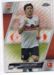 2021-22 Topps Chrome Bundesliga Refractors #89 Wataru Endo (12-RR10-STUTTGART)