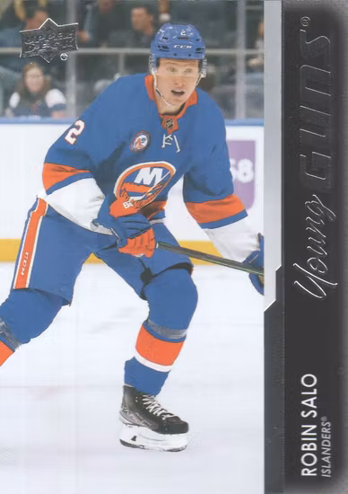 2021-22 Upper Deck #726 Robin Salo YG RC (30-SS10-NHLISLANDERS)