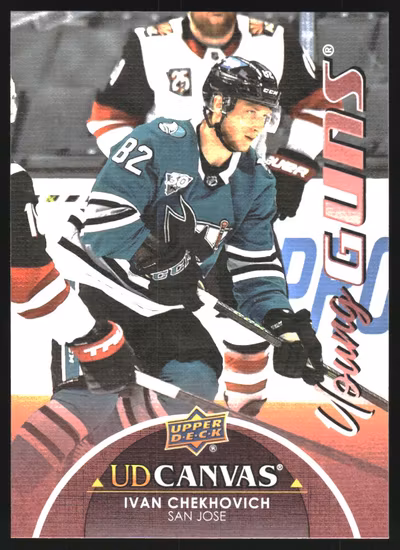2021-22 Upper Deck Canvas #C118 Ivan Chekhovich YG (30-SS10-NHLSHARKS)